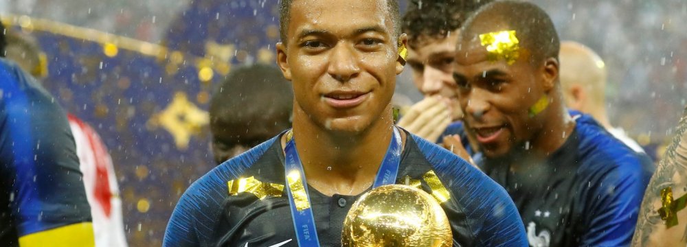 France’s Mbappe Will Donate World Cup Earnings to Charity