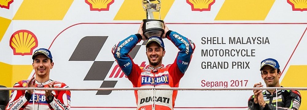 Dovizioso Wins Malaysian Grand Prix