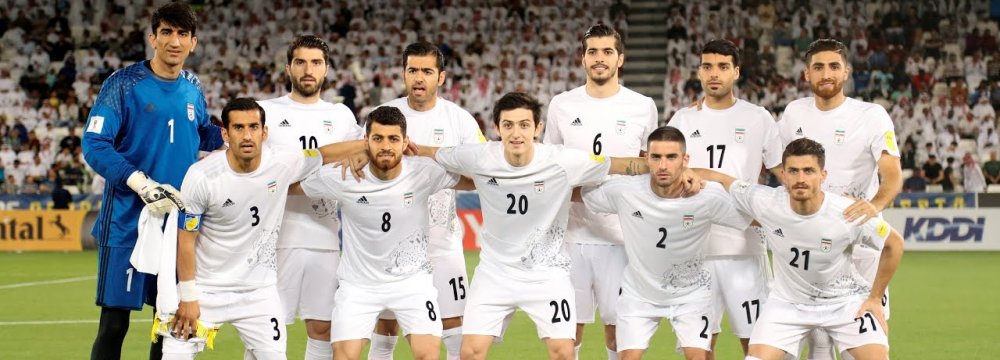 Team Melli has been the best team in Asia since December 2014 and is currently the 25th highest-ranked team in the world according to the latest FIFA World Rankings as of September 14.