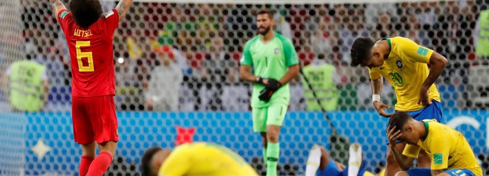 2018 FIFA World Cup: Brazil, Uruguay Sent Home as  Belgium and France Enter Semifinals