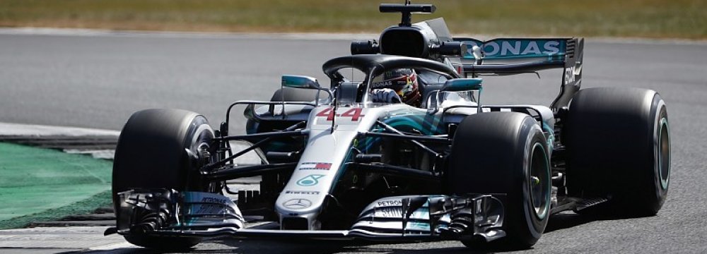 Hamilton Leads in British F1Grand Prix Practice