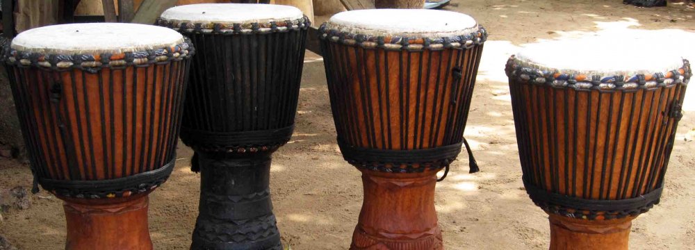Bougarabous, drums used in Ivory Coast