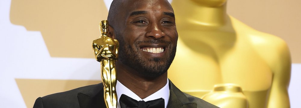 Retired Basketball Player Bryant Wins Oscar