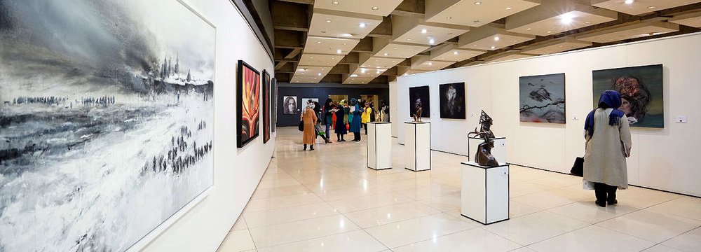 A view of the exhibit 