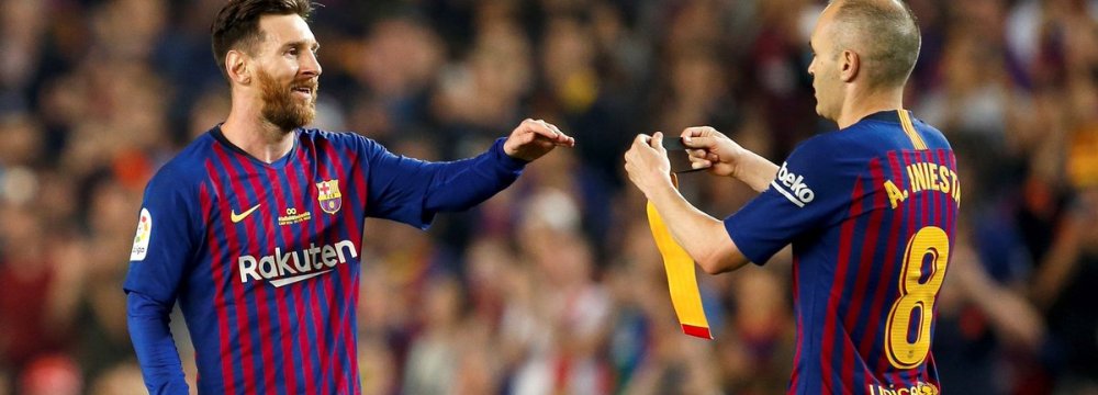 Lionel Messi Is Heir to Iniesta’s Legacy