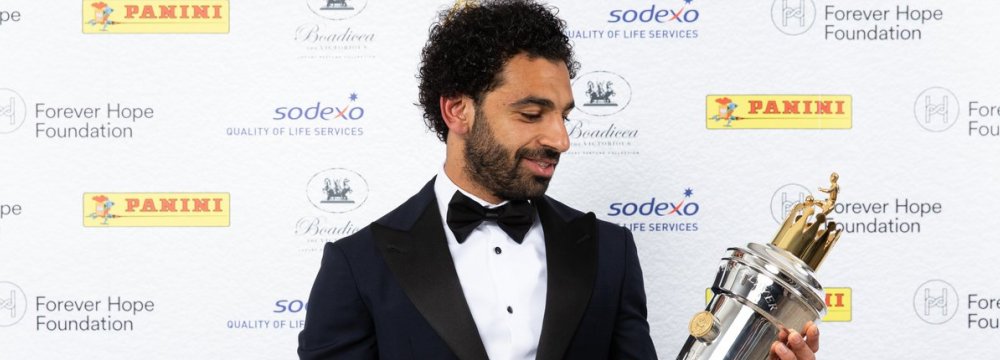 Egyptian Salah, Germany’s Sane Win Player of Year Awards