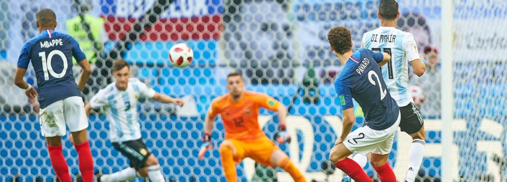 Benjamin Pavard of France Wins FIFA World Cup Best Goal 