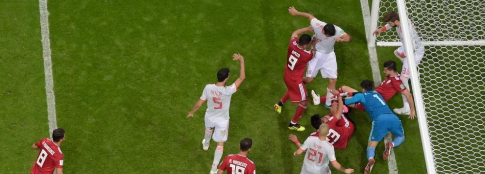 Iranians showed themselves to be formidable opponents  in the first two matches, particularly in defense.