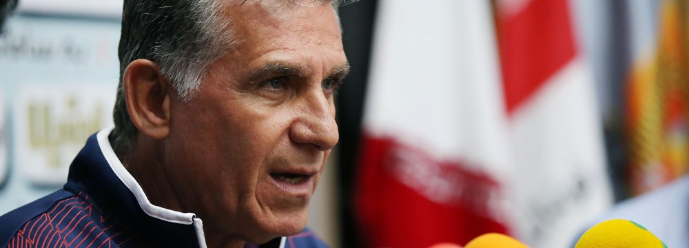 Queiroz Will End Iran Job After World Cup