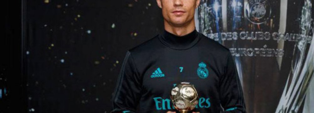 Top Goalscorer Prize for Cristiano Ronaldo