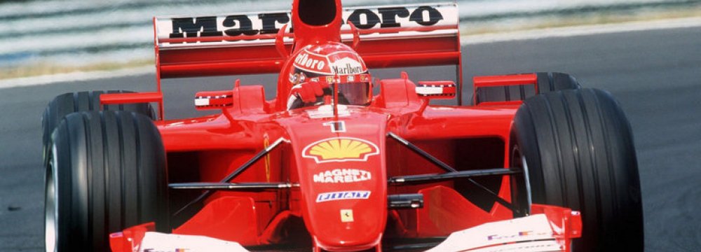 Michael Schumacher’s F2001
