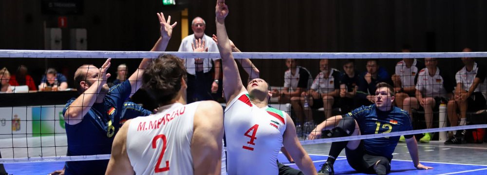  Iran team clash against Germany