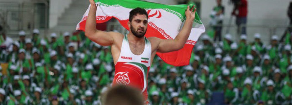 Iran Wrestlers, Boxers Shine in Ashgabat