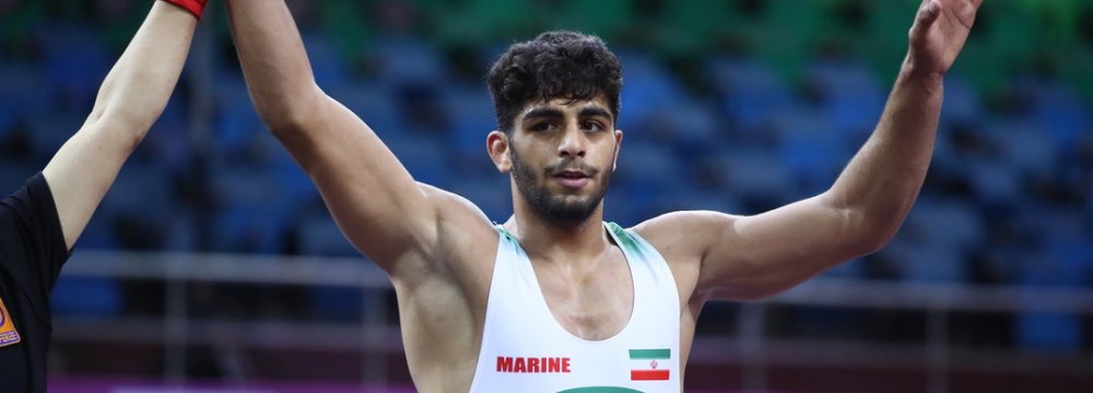 Mohammad-Hadi Saravi won gold.