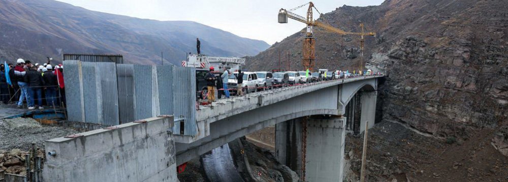 New Timeline for Tehran-North Freeway Completion 