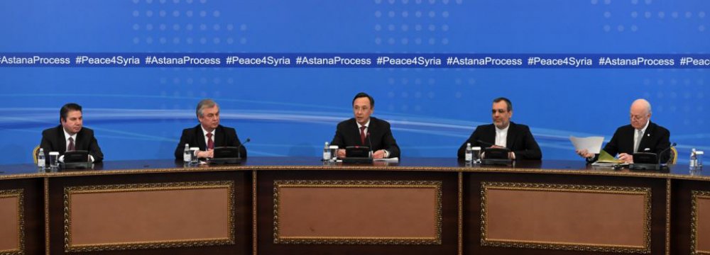 Russia, Turkey, Iran Work on New Astana Talks