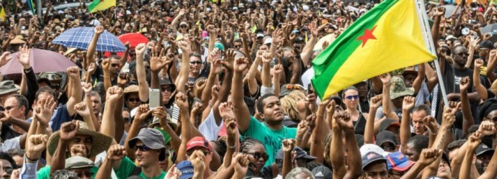 Protesters in French Guiana say barricades lifted for Easter will be back in place from Monday night.