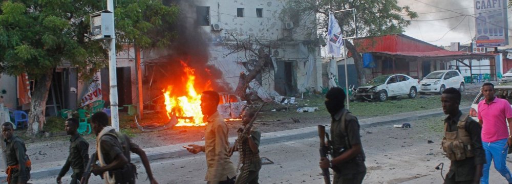 Car Bomb Hits Mogadishu