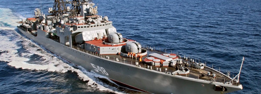 Russian Warships Enter Baltic Waters