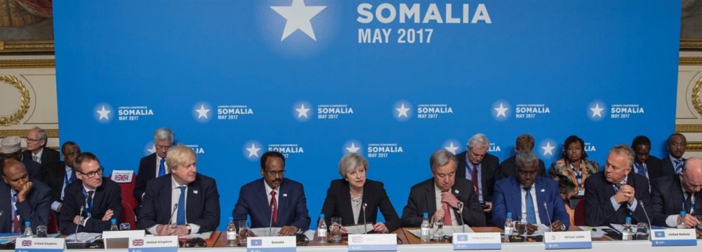 A conference on Somalia was held  in London on May 11.
