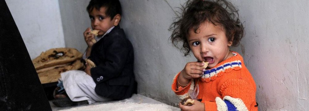 Center for the displaced children in Sana’a, Yemen