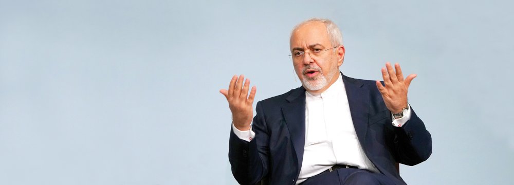 Zarif Says High Time for  Europeans to End Passivity