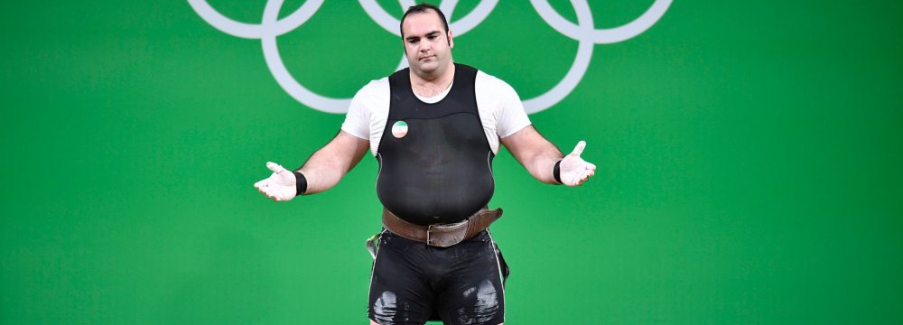 Iran heavy-weight weightlifter, Behdad Salimi has always been tested and remains clean at the highest level.