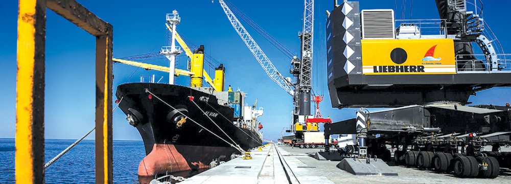 Shahid Beheshti Port will have four phases with the overall capacity of 77 million tons based on the long-term goal set for its development project.          