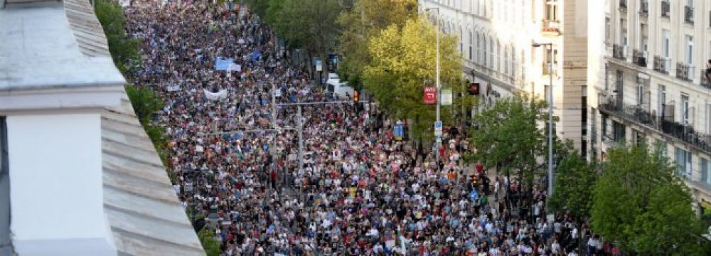 Thousands Turn Out for New Protests in Hungary