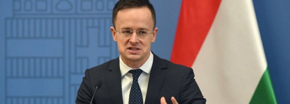 Hungarian Foreign Minister  Peter Szijjarto