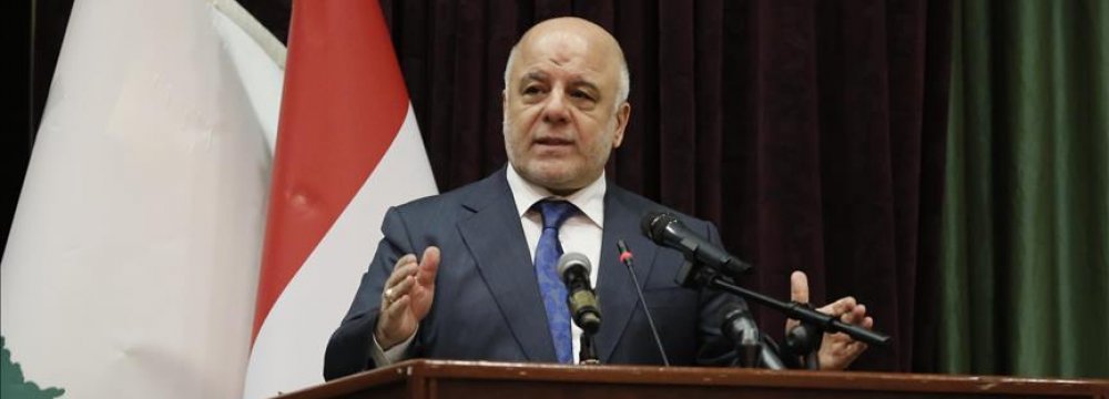 Iraq PM Suspends Electricity Minister 