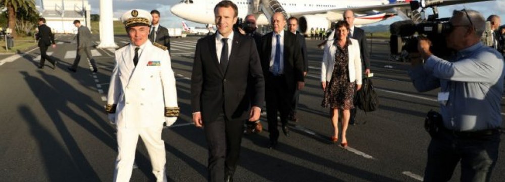 Macron in New Caledonia Ahead of Independence Vote