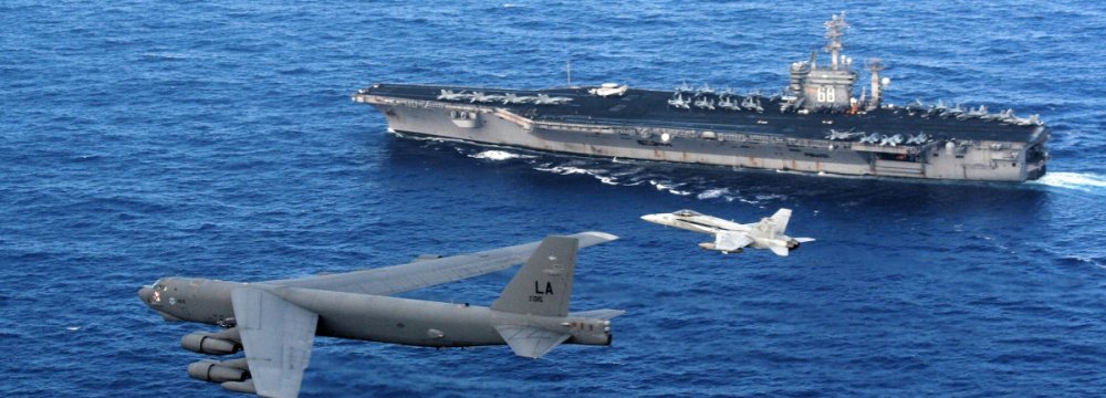 US Air Force Says Trains in Vicinity of South China Sea