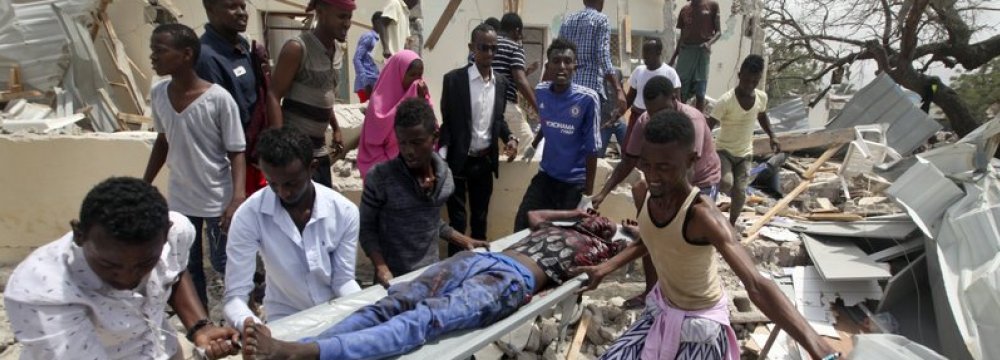 Suicide Blast Rocks Mogadishu