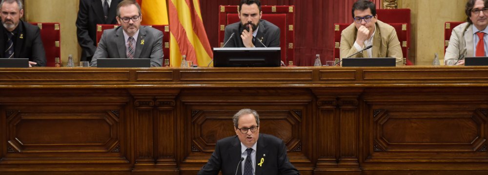 Catalonia’s Parliament Fails to Elect New President