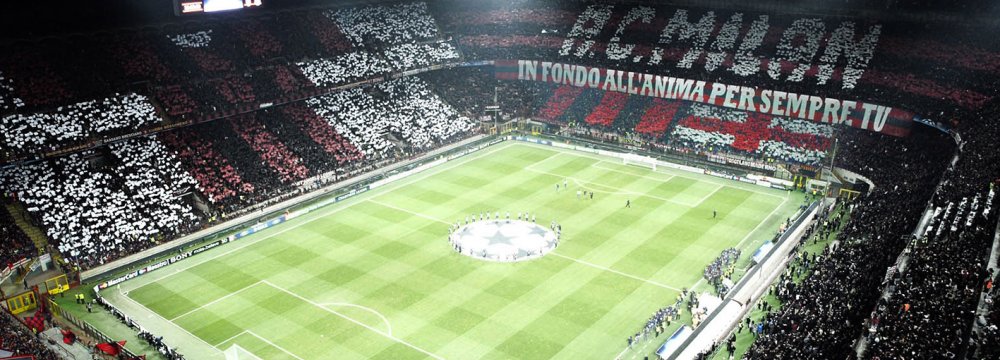 San Siro Stadium, the home of AC Milan
