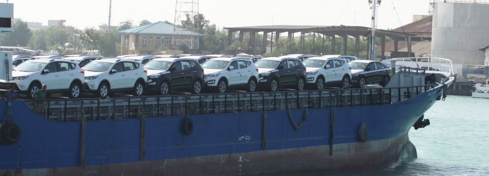 Iran Halts Car Imports  