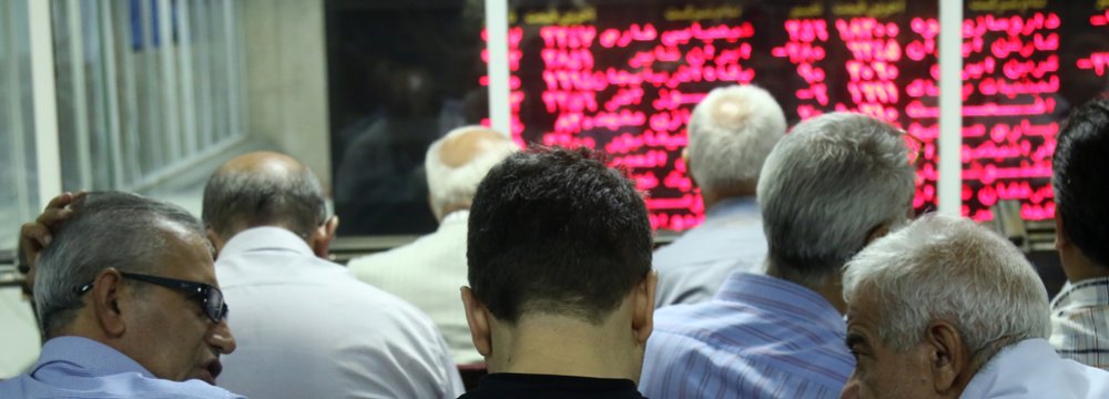 Tehran Stocks Shed 1,000 Points