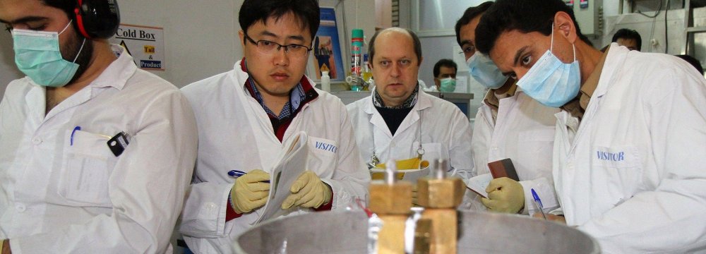 According to figures released by IAEA, the agency conducted 25 snap inspections in the first 12 months since the JCPOA was implemented in Jan. 2016.