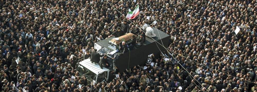 Huge Crowds Bid Emotional Farewell to Hashemi