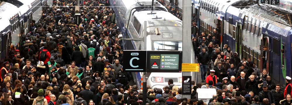 French unions have so far called strikes for two days out of every five until the end of June.