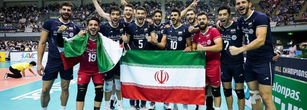 Iran Defends Asian Volleyball Crown