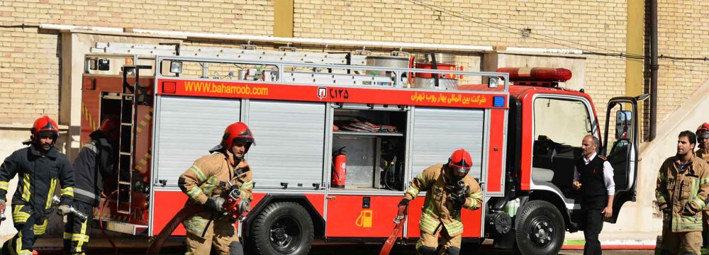 Tehran Fire Department Seeks Technological Assistance