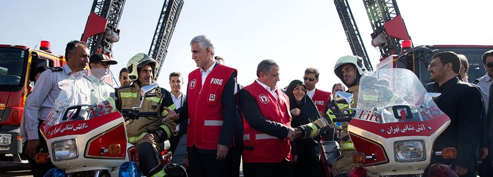 Four-Wheel Motorcycles for Tehran’s Firefighters