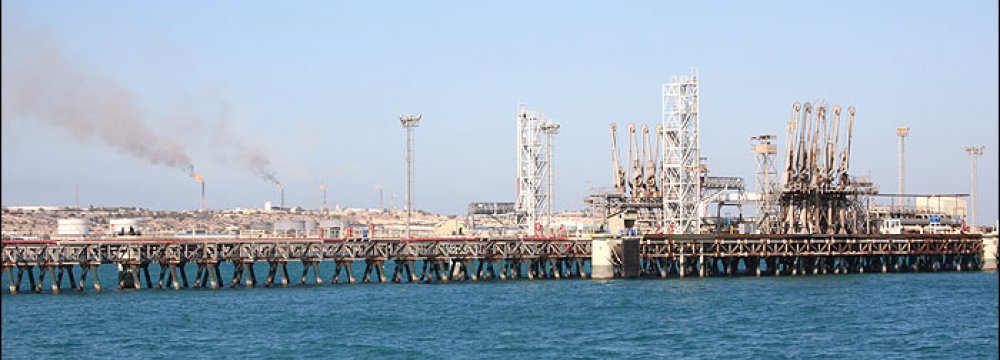 Iran Kharg Terminal Crude Loading Capacity at 8 mbpd