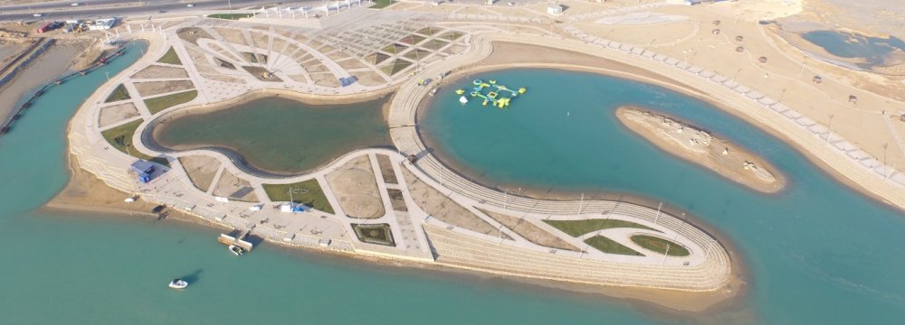 Construction of Largest Water Sports Complex Starts in Bushehr 