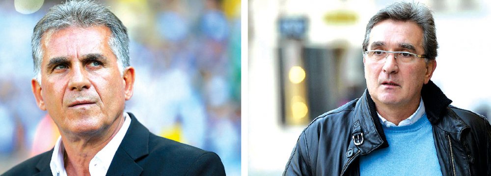 Queiroz, Ivankovic Among Top Asia Football Managers