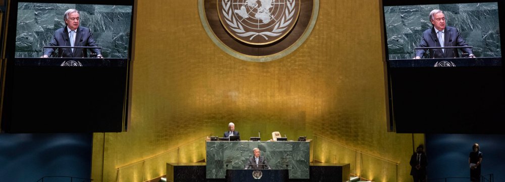 UN Chief Appeals for Global Solidarity to Overcome Covid-19 