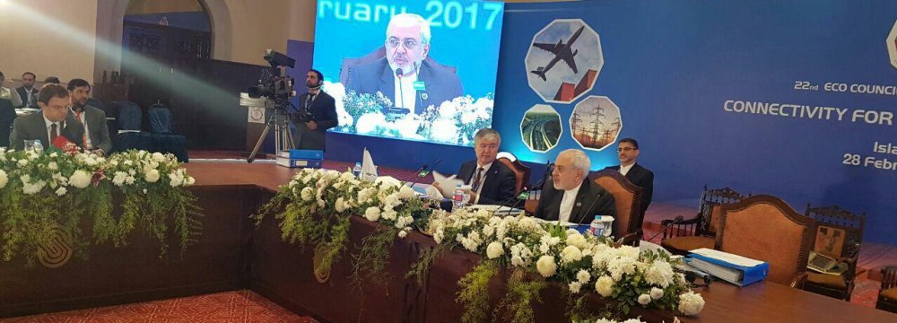 Zarif: Need to Restructure ECO