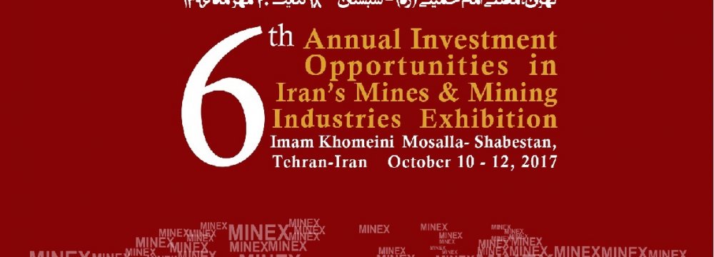 Tehran to Host Minex 2017 in October